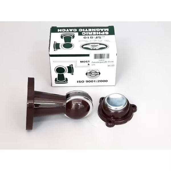 กันชนประตูแม่เหล็ก หัวกลม Spheric Magnetic Catch ยี่ห้อ ALLWAYS รุ่น SF-810