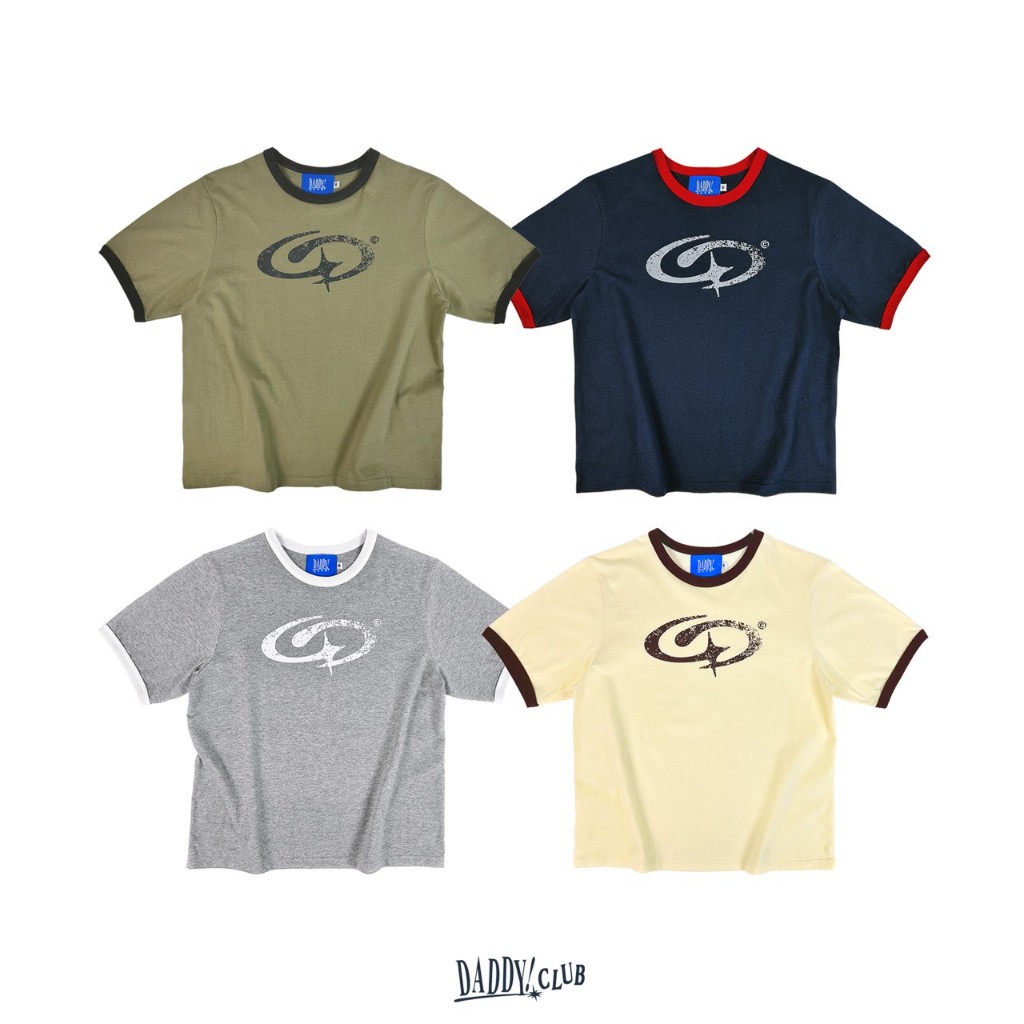 DADDYCLUB | Cracked Logo Tee T-shirt เสื้อยืด 4 สีใหม่ สุดเท่