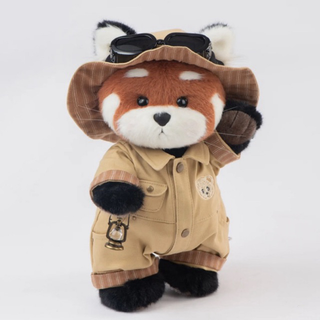 (พรีออเดอร์) RED PANDA WITH EXPLORER SUIT (30CM) - รูปที่ 2