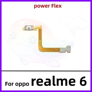 สําหรับ OPPO Realme 6 เปิด/ปิดปุ่มสวิทช์ด้านข้าง Volume Up Down ปุ่ม Flex Cable อะไหล่ทดแทน