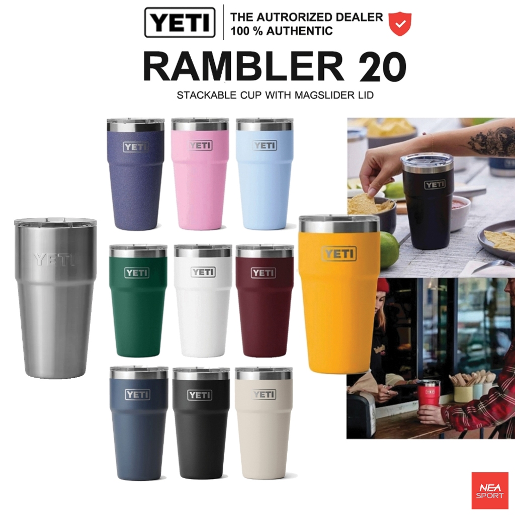 [เอาคุณภาพ เลือกเยติ] YETI RAMBLER 20 OZ STACKABLE CUP WITH MAGSLIDER LID แก้วเก็บความเย็น เยติ ลิขส