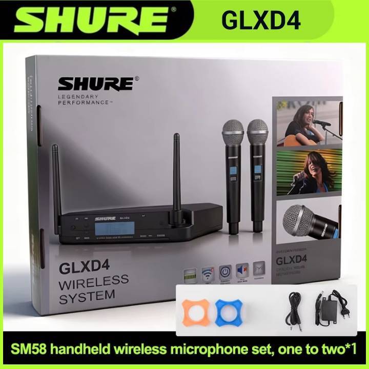 SHURE GLXD4 ระบบไมโครโฟนไร้สายระดับไฮเอนด์ GLXD4 ออกแบบมาเพื่อการสื่อสารที่ราบรื่น