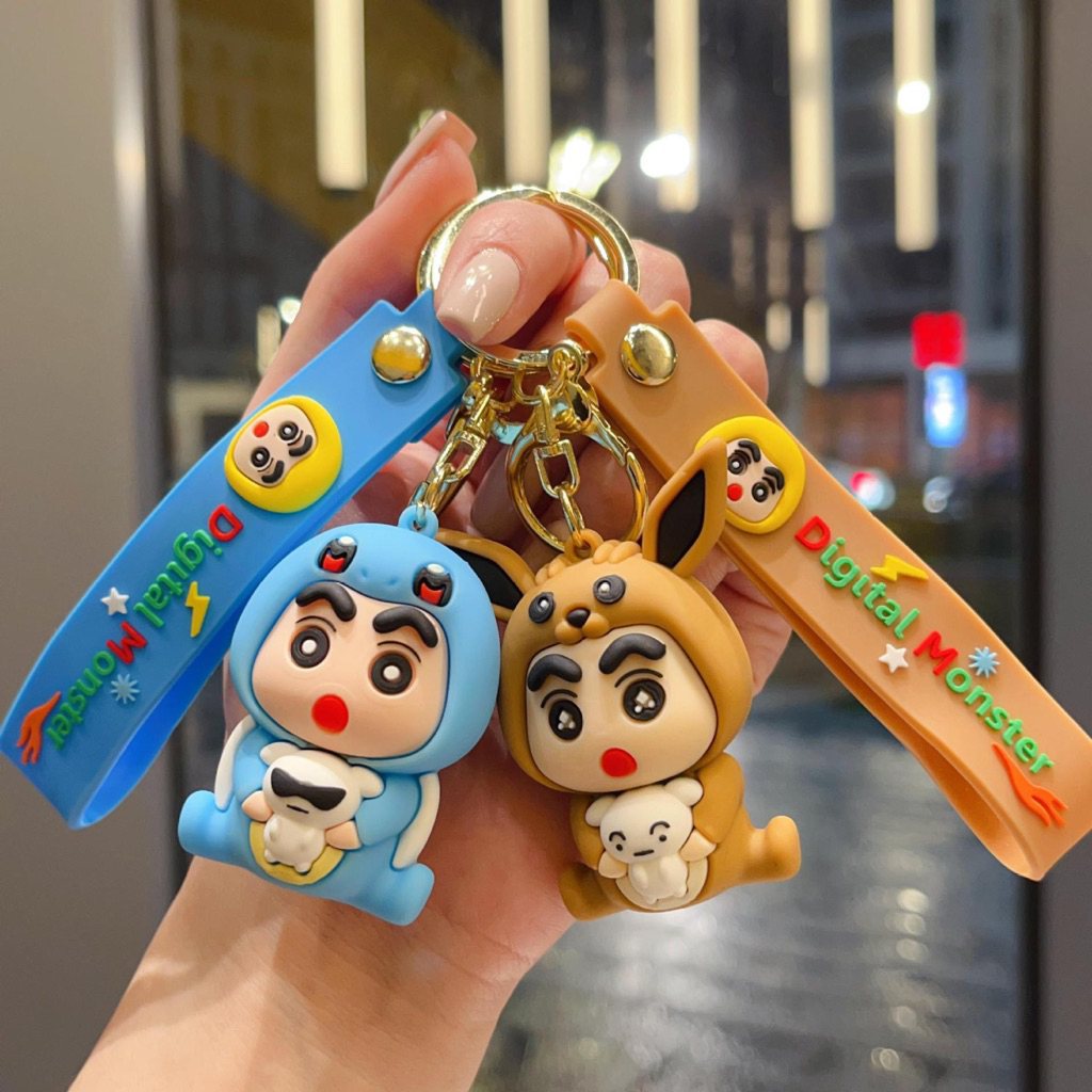 ใหม่ Upsetduck พวงกุญแจการ์ตูนของเล่นสัตว์เป็ดจี้พวงกุญแจ Upsetduck