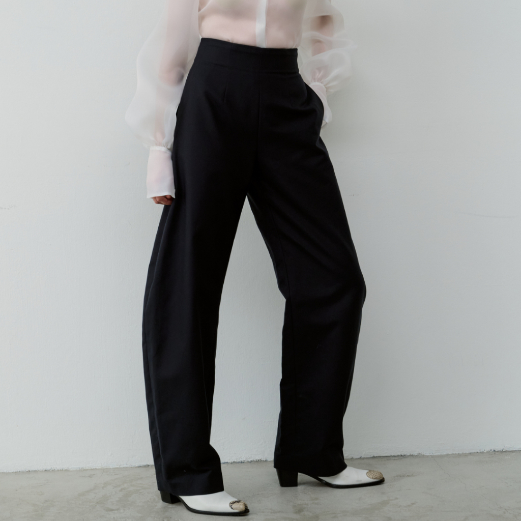 CHER'Z - RW2538 กางเกงทรงบาเรล