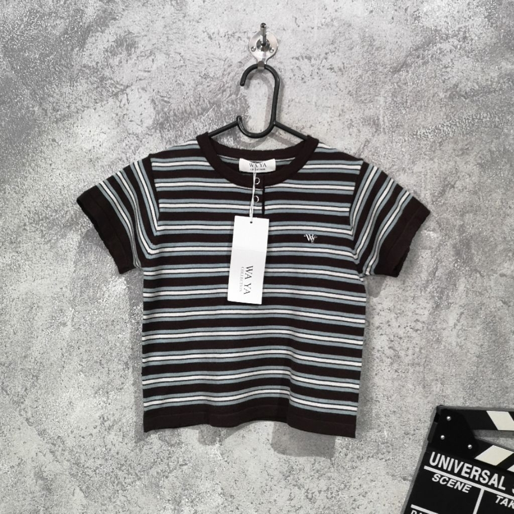 ผ้ามือหนึ่ง เสื้อยืดไหมพรม WA YA