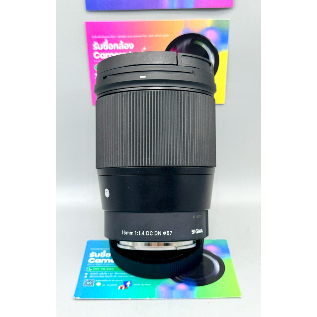 Sigma 16mm f/1.4 DC DN for Sony (Used)เลนส์ APSC.สภาพสวยราคาถูก **ผ่อนได้**รับซื้อกล้อง