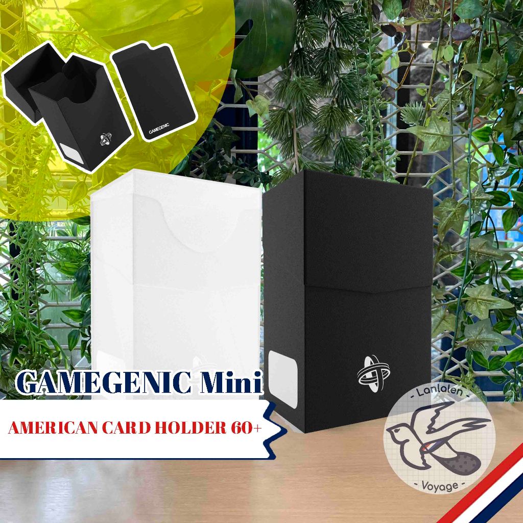 GAMEGENIC MINI AMERICAN CARD HOLDER 60+ กล่องใส่การ์ดสะสม การ์ดไอดอล [Accessories for Boardgame]
