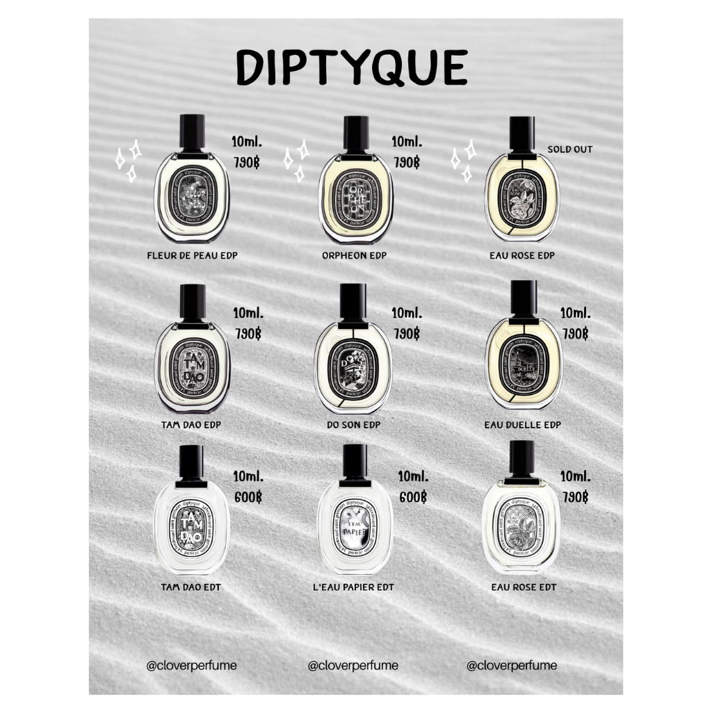 น้ำหอมแบ่งขายกลิ่น ดิป ทีค ขนาด 10ml