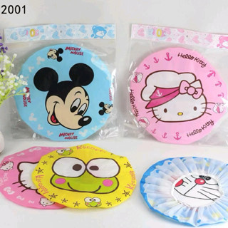 หมวกคลุมผมอาบน้ำคละลายการ์ตูนตำนานยอดฮิต12ชิ้น