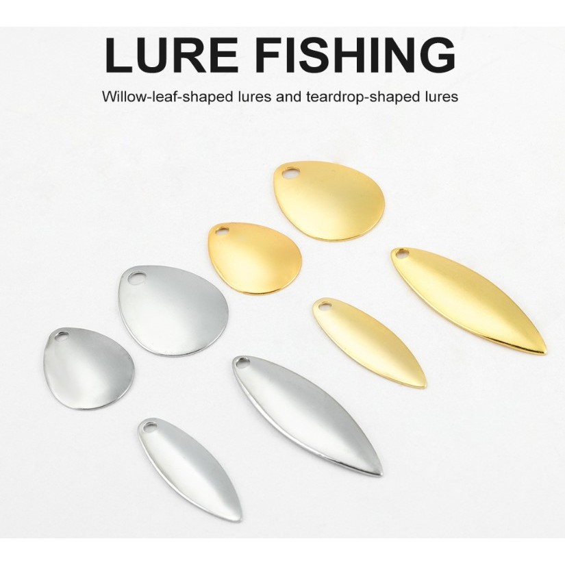 ใบสปิน ใบหลิว ทำ เจ-ริก J-Rig หรือติดกบยาง มีหลายขนาด