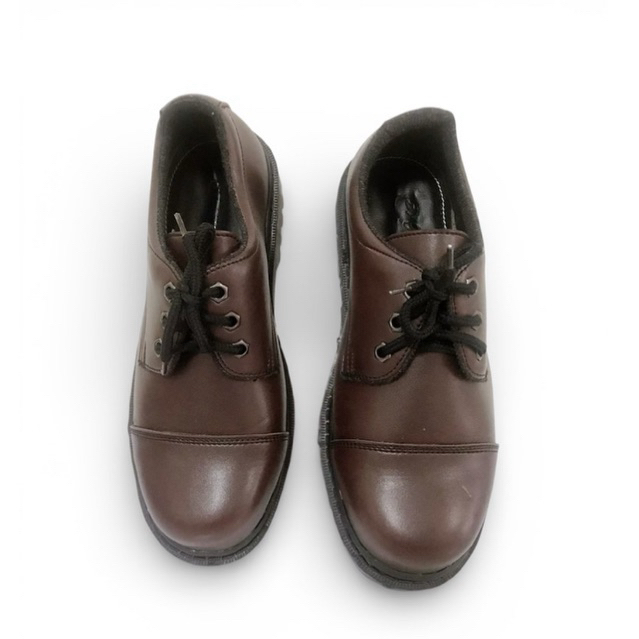 รองเท้าหัวเหล็ก Safety รองเท้าหนัง สีดำ (Size38-51)ต่อดำ - รูปที่ 5