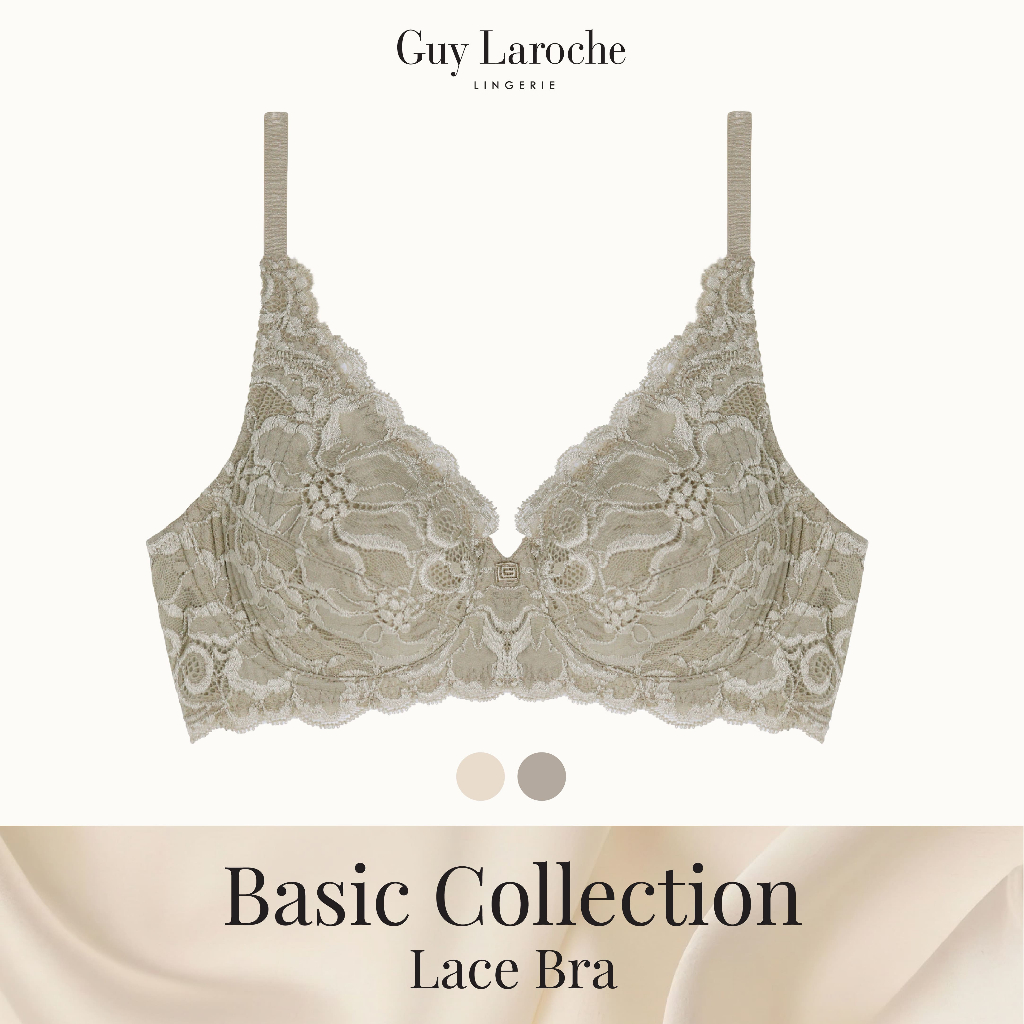 Guy Laroche Lingerie กีลาโรช เสื้อใน บราลูกไม้ Soft Mold Full Coverage Bra GB7T68