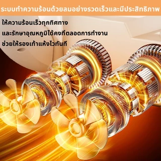 เครื่องเป่ารองเท้า พับได้ การกำจัดกลิ่น ลดความชื้น แห้งเร็ว เครื่องอบรองเท้า shoes dryer