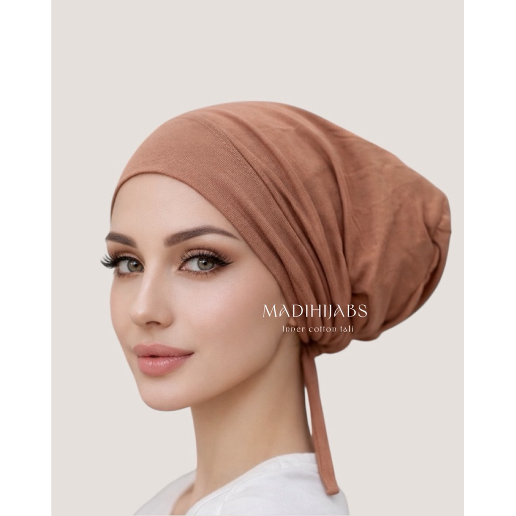 INNER COTTON TALI  อินเนอร์หมวกในผ้าคอตตอน แบบผูกหลัง