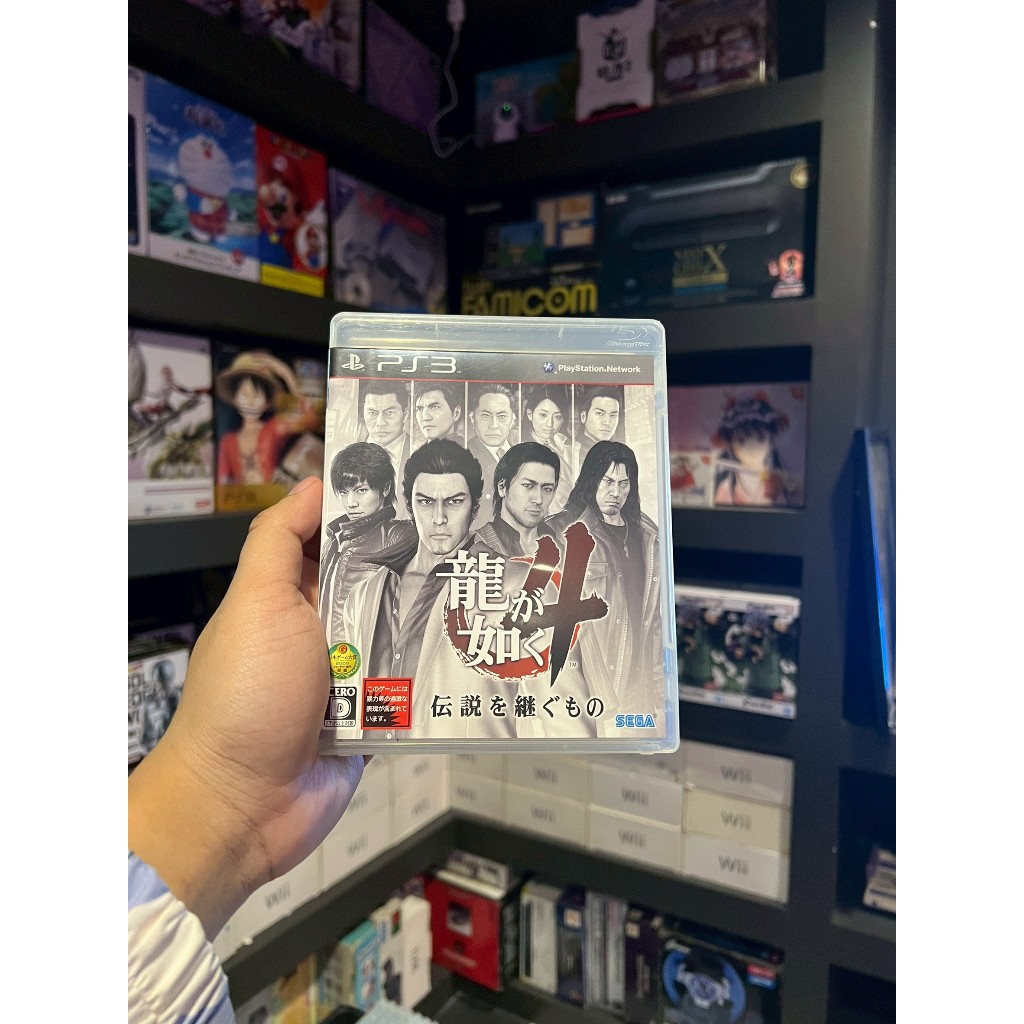 แผ่นแท้ PS3 Yakuza 4 (Ryu ga Gotoku 4: Densetsu o Tsugumono) Zone2 Japan