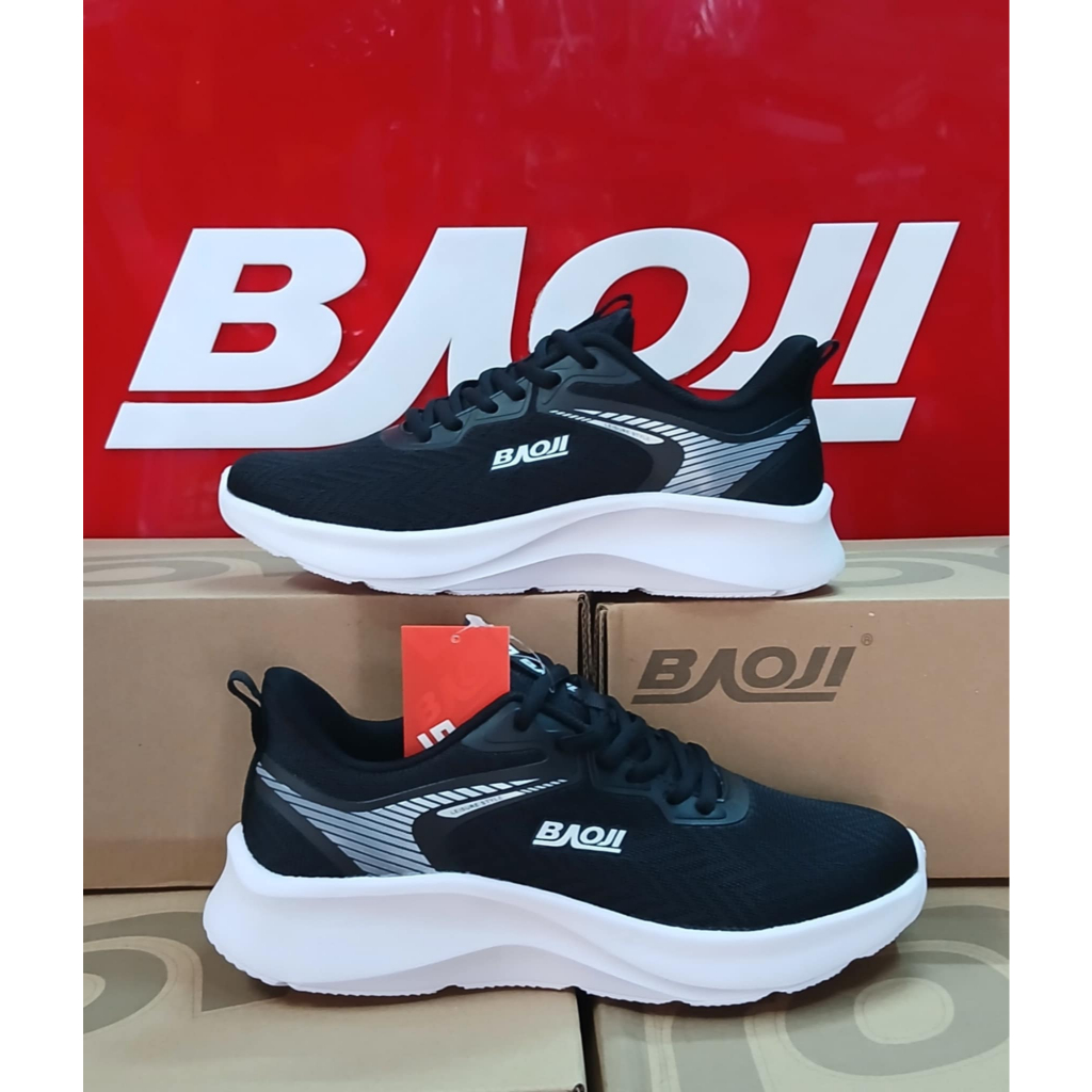 Baoji บาโอจิ  รุ่น BJW 823 สีดำ/ขาว แท้100% รองเท้าผ้าใบผู้หญิง  งานดีมาก โคตรสวยมาใหม่ ของแท้ 100% ใส่นุ่ม เบา สบายเท้า - รูปที่ 4