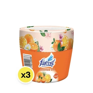 เจลน้ำหอมปรับอากาศฟาร์เซ็นท์.farcent ปริมาณ70g.(ยกแพ็ค70gx3)ของแท้100%