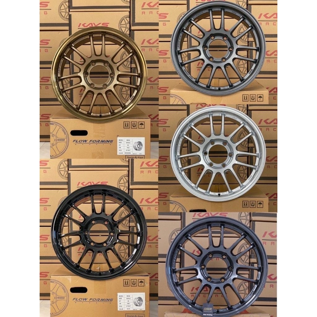 ล้อRE30 ขอบ18 กว้าง8.5. ET25. 6รู/139.7(งานKAYS)🏁