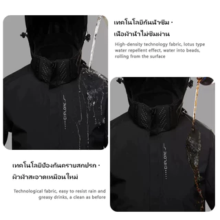COD เสื้อแจ็คเก็ตกันน้ำ กันลม UV น้ำหนักเบา ระบายอากาศดี มีฮู้ด ผู้ชาย-ผู้หญิง ใส่เดินป่า กีฬา ออกกำลังกาย กลางแจ้ง