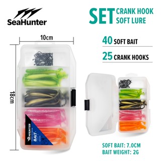 SeaHunter ชุดเหยื่อตกปลา 66/26 ชิ้น เหยื่อตกปลา เหยื่อปลอม พ…