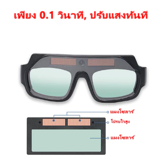 แว่นตาเชื่อมอัตโนมัติ ปรับแสงได้ทันที สำหรับงานเชื่อม