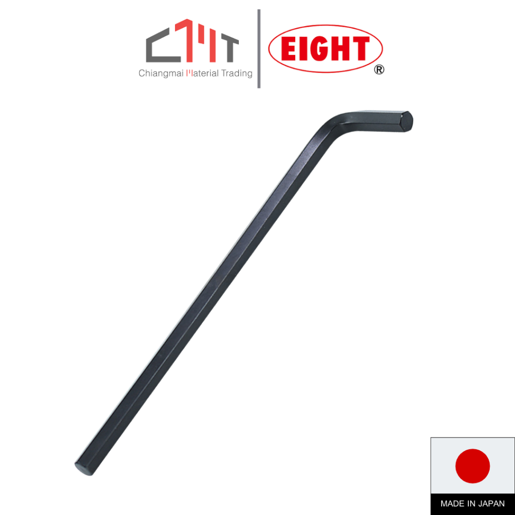 EIGHT ประแจหกเหลี่ยม ยาว สีดำ ขนาด 14mm. - 19mm. No.014