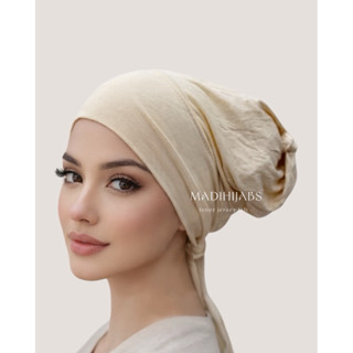 INNER JERSEY TALI อินเนอร์หมวกในผ้ายืด แบบผูกหลัง