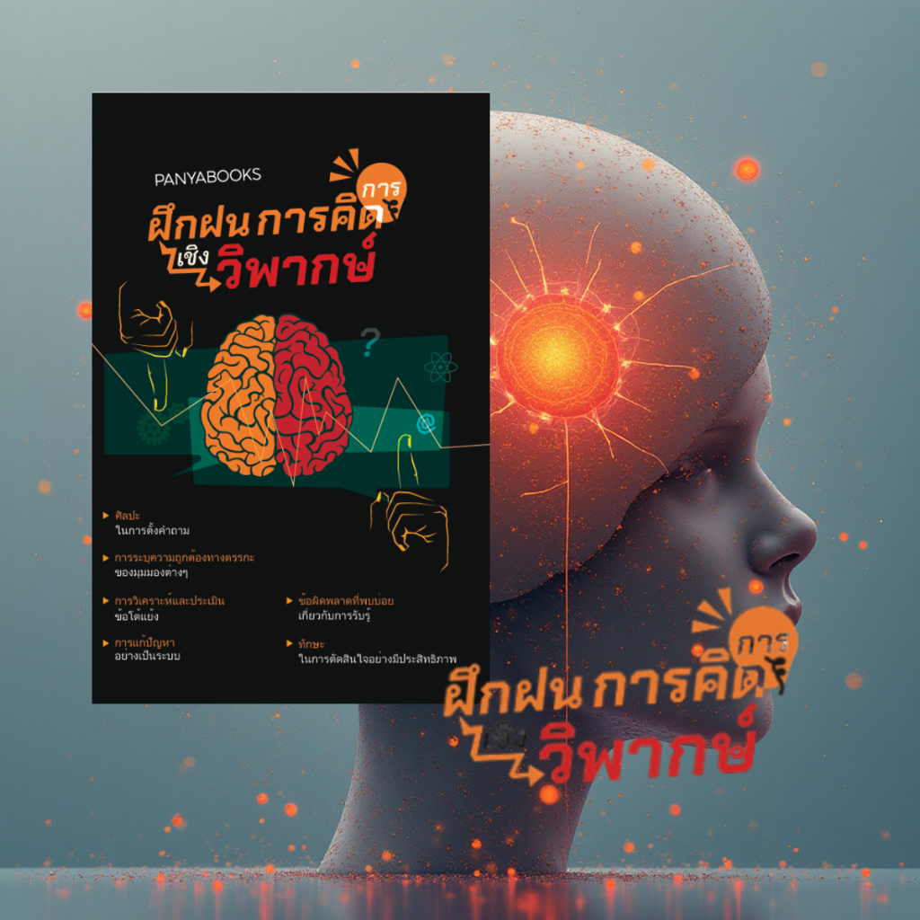 หนังสือ พัฒนาทักษะการคิดเชิงวิเคราะห์ | ฝึกทักษะการคิดเชิงวิพากษ์ | หนังสือพัฒนาตนเอง 138 หน้า