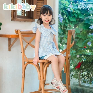 [90-130] kikibaby กระปรงสำหรับเด็ก กางเกงยางยืด กระโปรงสั้น สีครีม มินิมอล กระโปรงยีนส์ เสื้อผ้าเด็กWWK