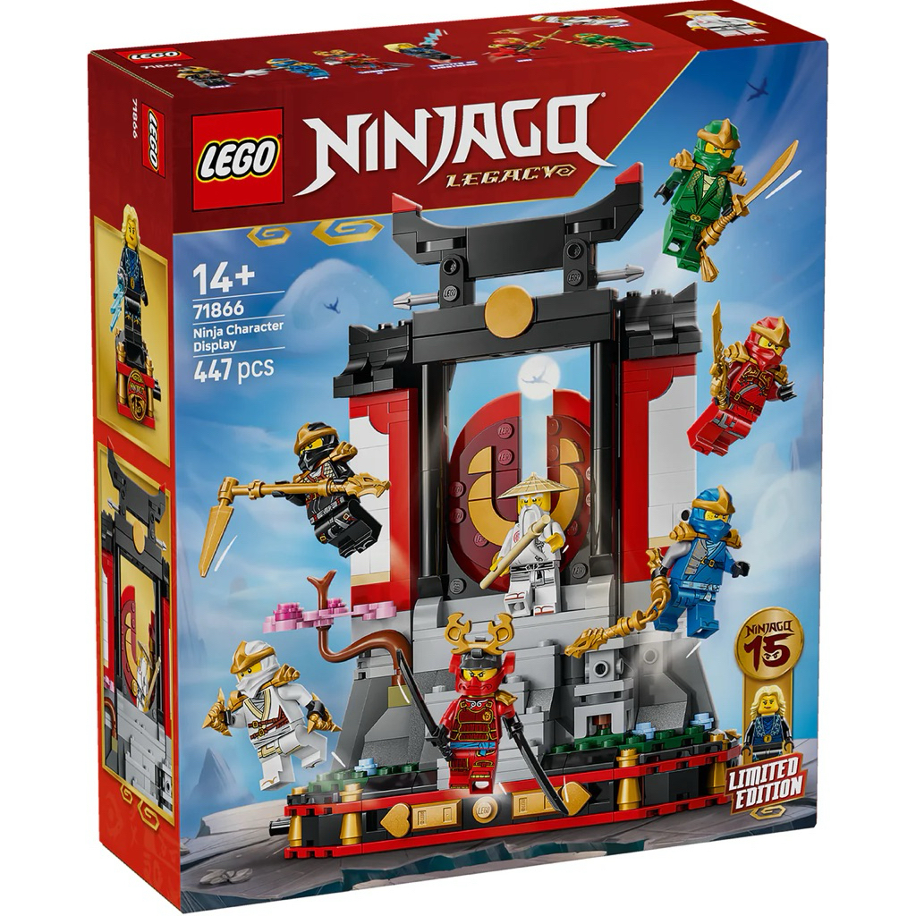 Lego New NINJAGO® 71866 Ninja Character Display 15th Anniversary