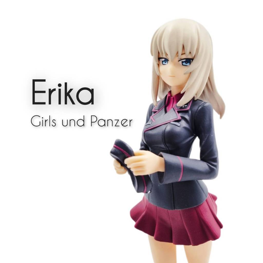 เอริกะ Erika Itsumi Girls und Panzer สาวปิ๊ง! ซิ่งแทงค์  ฟิกเกอร์ สาวรถถัง Figure (ของแท้ มือ 2)