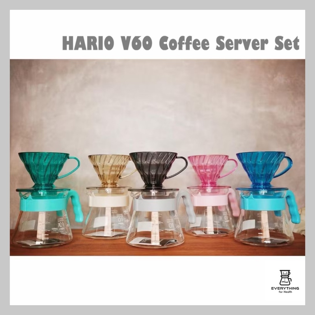 [พร้อมส่ง] HARIO V60 Coffee Server Set เซ็ทดริปกาแฟ ฮาริโอะ