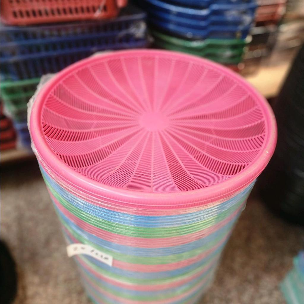 กระด้งพลาสติก 12อัน (ขนาด 50 ซม.) / กระด้งยกโหล