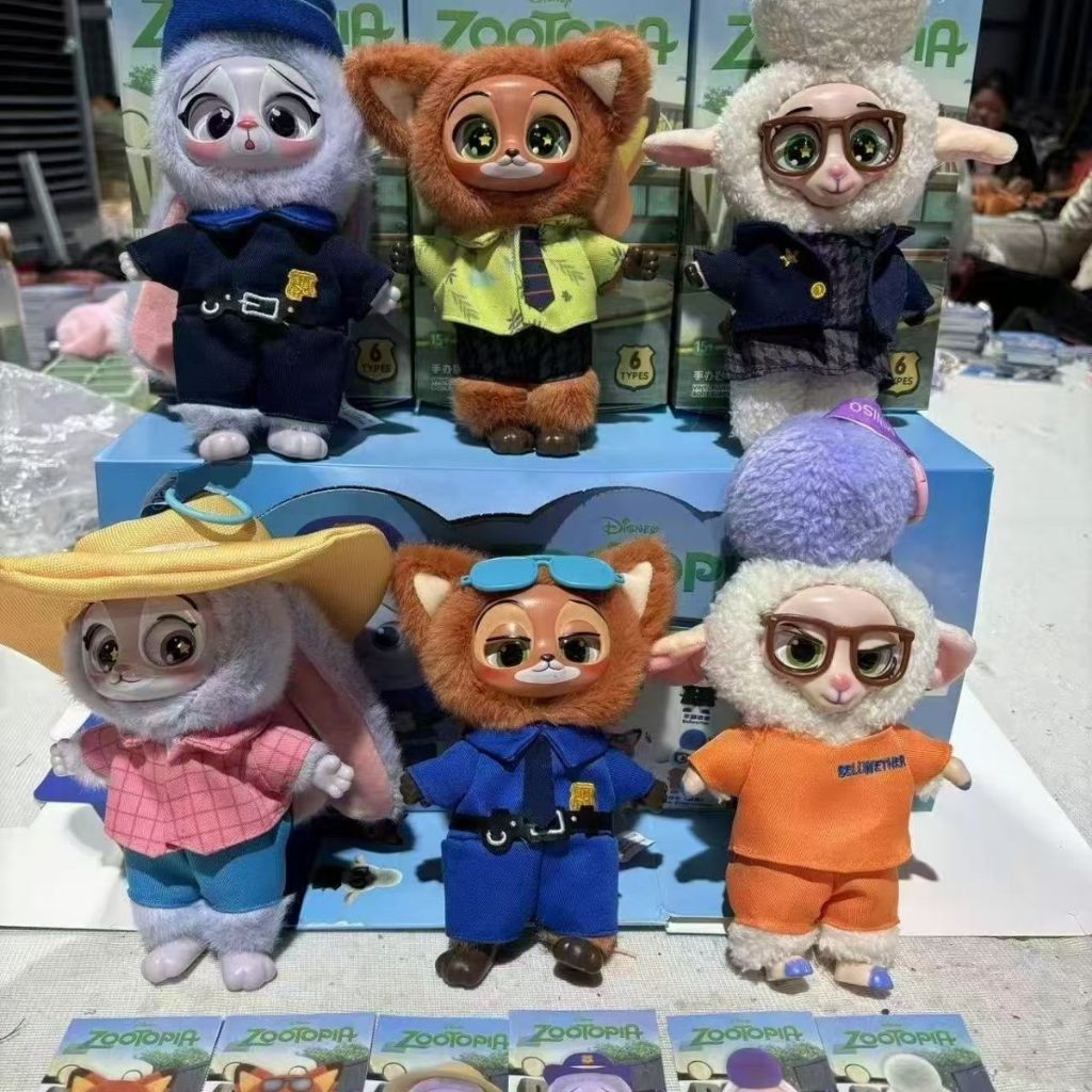 (ส่งภายใน 24ชม🇹🇭) กล่องสุ่ม พวงกุญแจ Disney Zootopia Box กล่องสุ่มพวงกุญแจตุ๊กตาไวนิลนิ่ม