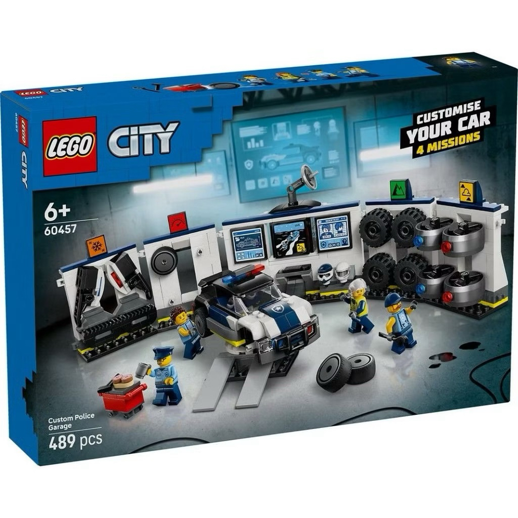 LEGO City 60457 Custom Police Car Garage by Bricks_Kp