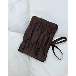 book cover ปกผ้าห่อหนังสือ (มัดสาย) | mobby_fluffy