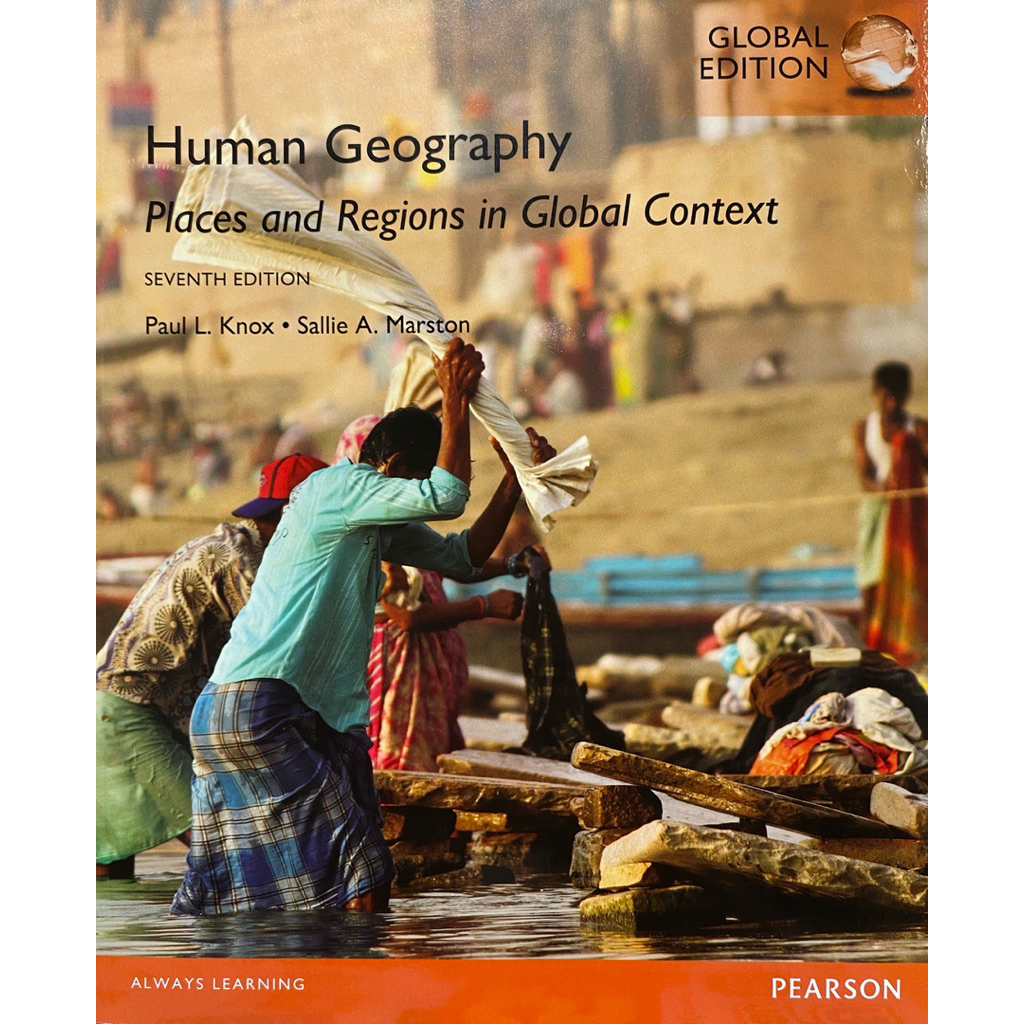 9781292109473 HUMAN GEOGRAPHY: PLACES AND REGIONS IN GLOBAL CONTEXT (GLOBAL EDITION)