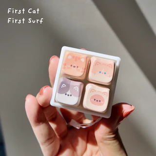 คีย์บอร์ดแมว ASMR เลือกลายได้ 🐱 ของเล่นคลายเครียด เสียงกดเพลิน ของแต่งโต๊ะน่ารัก Cat Keyboard Cute Desk Setup