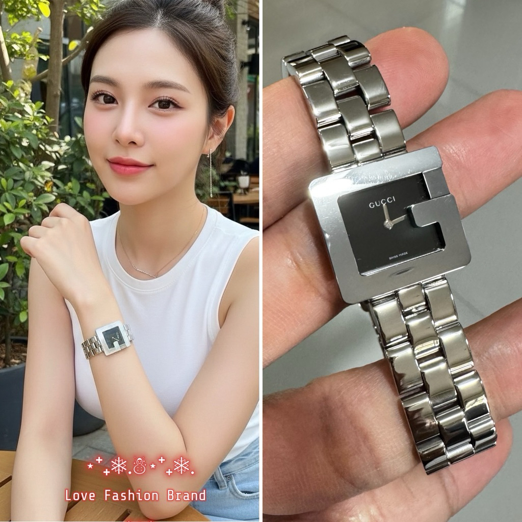 👑ผ่อน 0%👑มือสอง✅ นาฬิกาข้อมือ 110 Series G-Frame Square 3600l G✩CCI