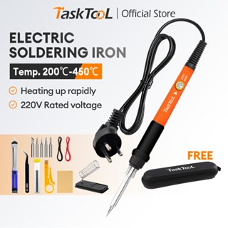 TASKTOOL  หัวแร้งบัดกรี 15 ชิ้น 60W  electric soldering iron…