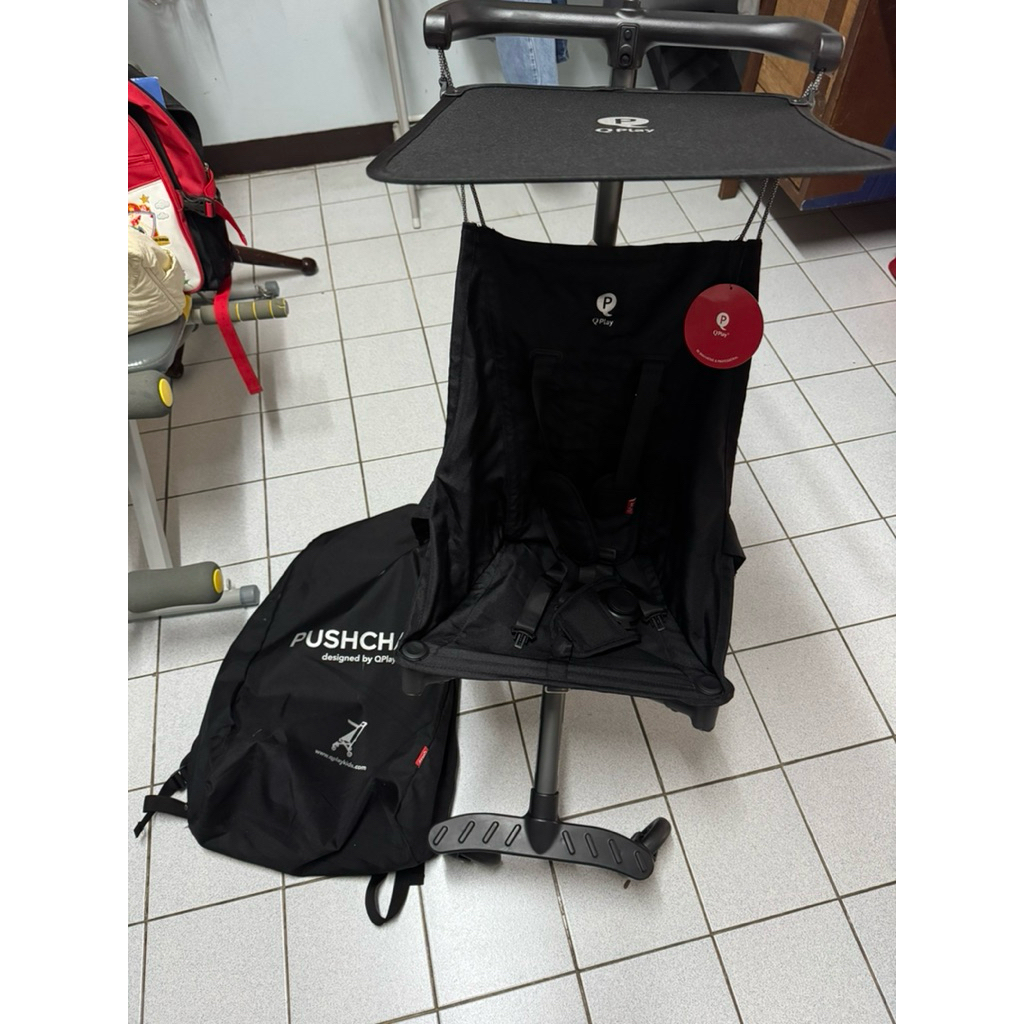 มือสอง! Qplay T18 รถเข็นเด็กที่เบาที่สุด ขึ้นเครื่องได้ มีกระเป๋าสะพายได้เลย