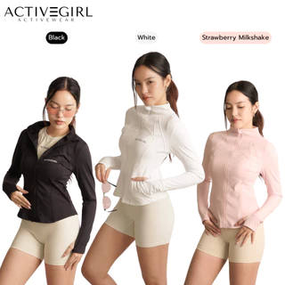 ActiveGirl - รุ่น SunKiss Jacket เสื้อคลุมแขนยาวเข้ารูปทรงโค้ง ป้องกันรังแสง UV ระบายอากาศ