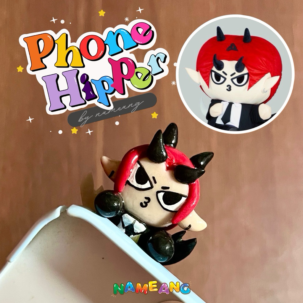 [พรีออเดอร์] Domiia Phone hipper handmade | ฮิปเปอร์ที่เกาะโทรศัพท์ โดเมียร์