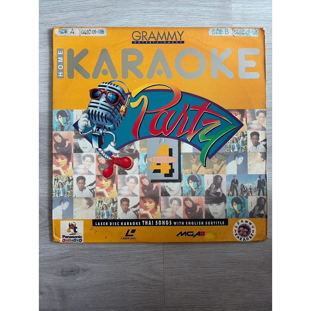 แผ่น Laser Disc , KARAOKE ชุด Party4( รวมศิลปิน GRAMMY ) (มือสอง)