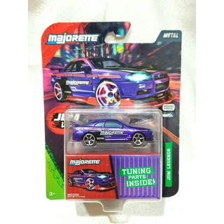 (R34 R35) Majorette Nissan GT-R ก๊อตซิล่า สินค้าใหม่ในแพ็ค ล้อสุ่ม ไข่สุ่ม สินค้าลิขสิทธิ์แท้