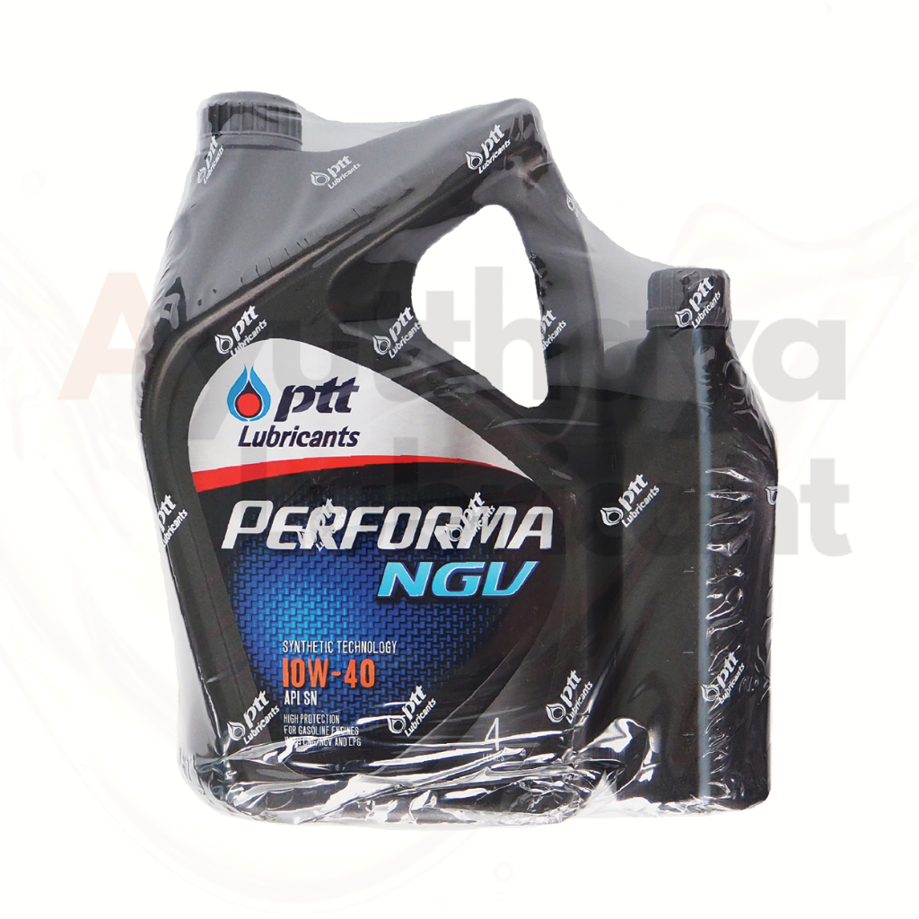 น้ำมันเครื่อง PERFORMA NGV 10W-40 ปริมาณ 4+1 ลิตร ปตท.