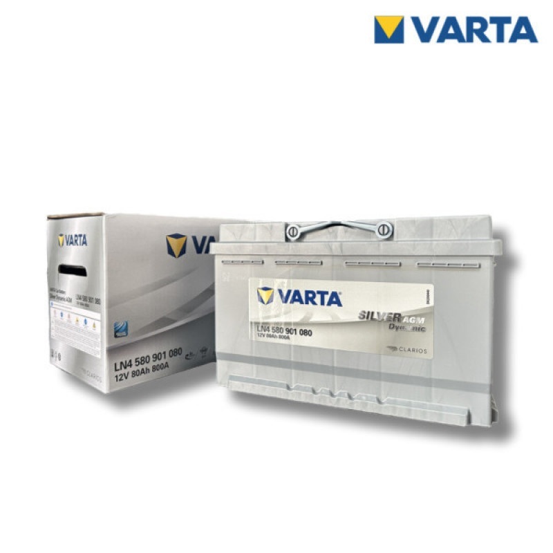 VARTA AGM Silver Dynamic LN4 (80Ah) / LN5 (95Ah) แบตเตอรี่รถยนต์ยุโรป ของแท้ 100%