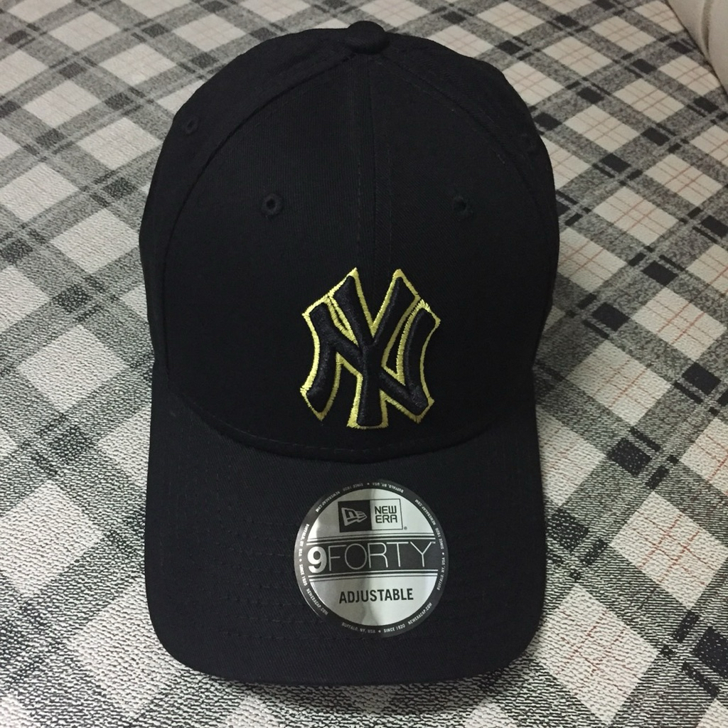 New Era 9forty Team Yellow Outline Adjustable Cap