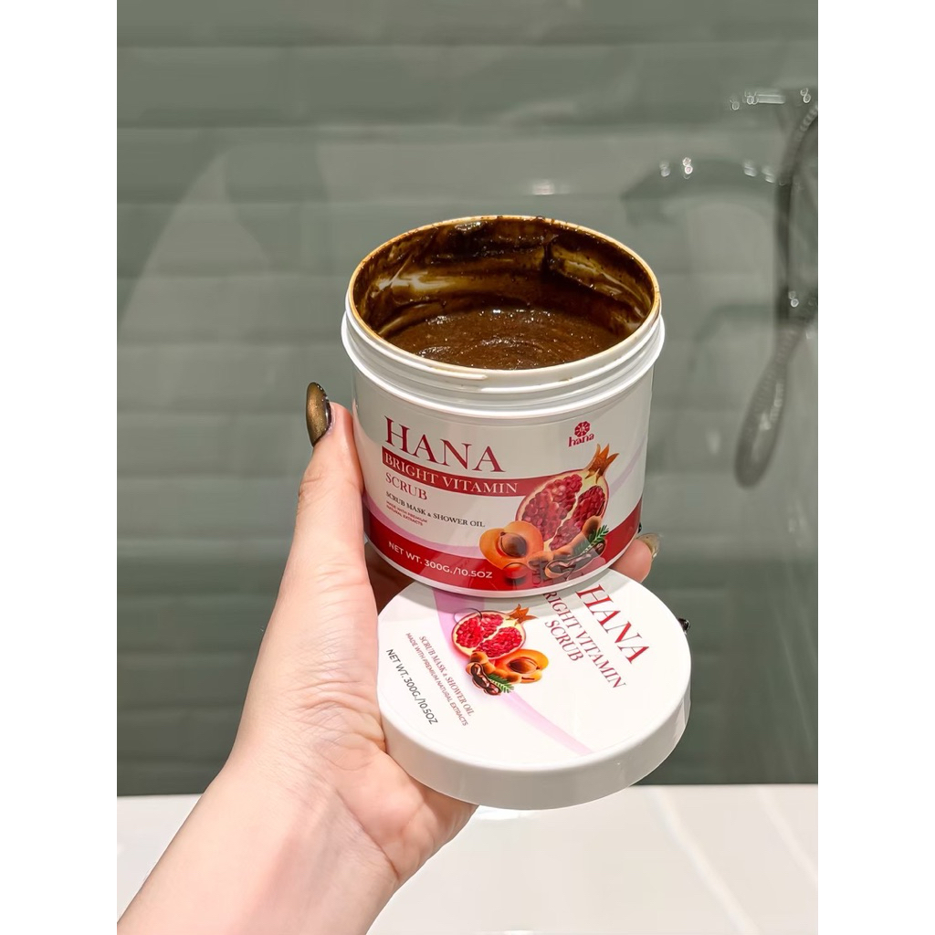 Chuueri Hana Bright Vitamin Scrub ฮานะสครับ สครับผิวขาว สครับขัดผิว สครับชูเอริ 300กรัม