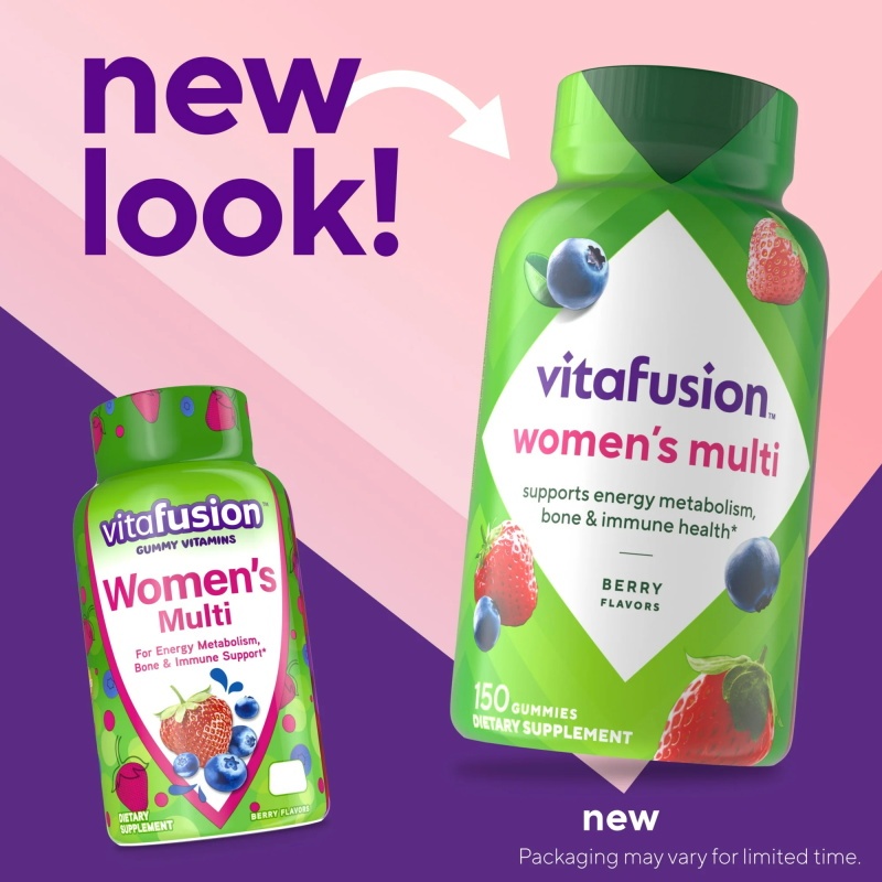 Vitafusion Women Multivitamin Vitamin Minerals Gummy วิตามินรวมสำหรับผู้หญิง วิตามินกัมมี่ แร่ธาตุ ราคา ถูกที่สุด ดีลบีเคเค แกลเลอรีภาพที่ 2